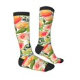thumbnail image 3 of Fotbe Fruits Peach1 print Women's Men's Novelty Crew Socks Cotton Socks Knee High Socks for Walking,Running,Nurses,Pregnancy, 3 of 8