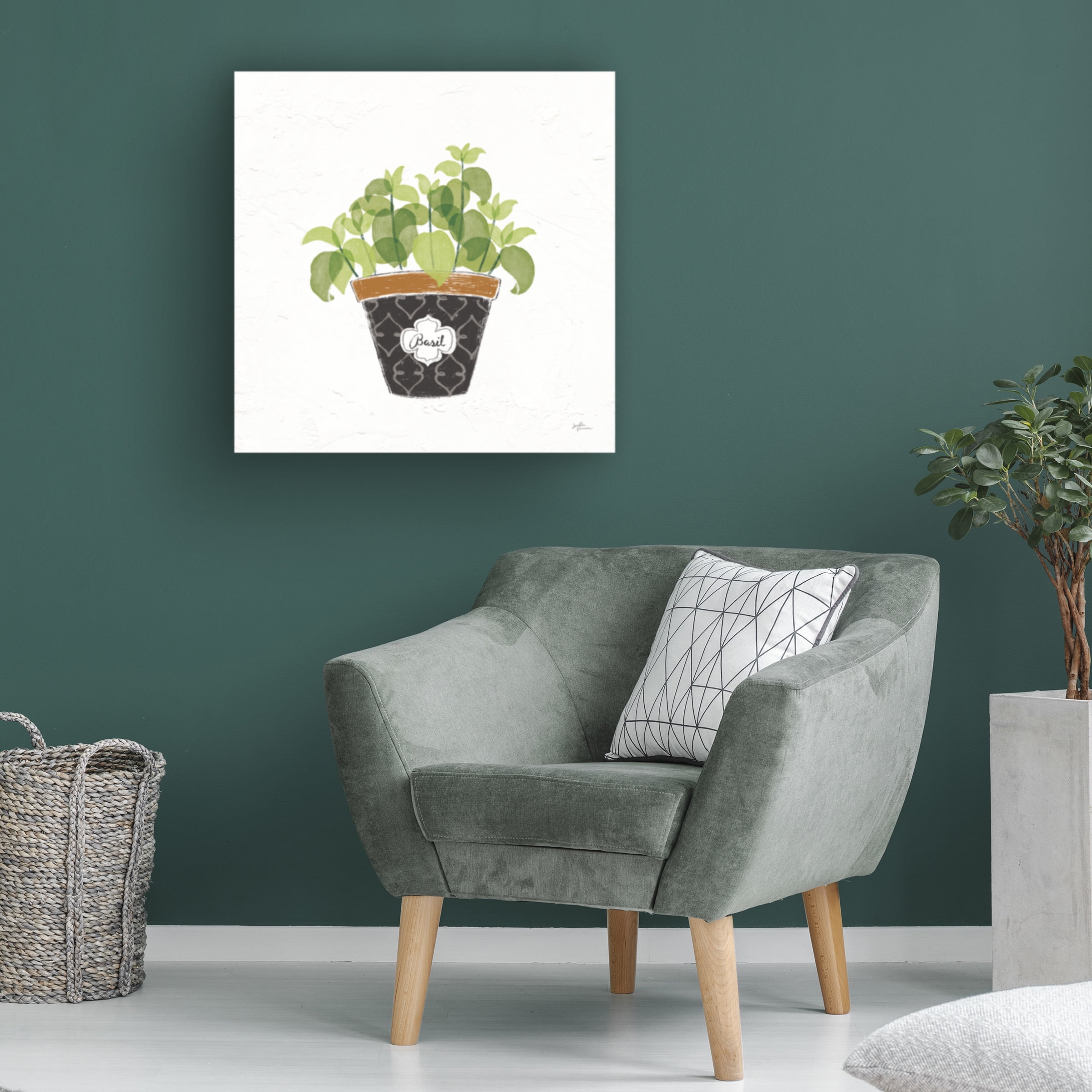 Janelle Penner 'Fine Herbs VIII' Canvas Art