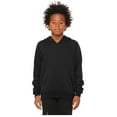thumbnail image 2 of Daxton Youth Unisex Pullover Hoodie Mid-weight Fleece Sweatshirt,Black,M, 2 of 5