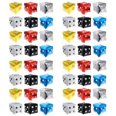 Decor Slot Machine 48 Pcs Birthday Party Poker Event Balloons Dice Aluminum Film Pool