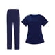 thumbnail image 5 of Conjunto de uniformes s para mujer Conjunto de uniforme Jogger Pantalones s Elásticos Multibolsillos  oscuro jinwen  traje de trabajo de enfermera, 5 of 8
