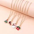 thumbnail image 4 of Collares de Navidad esmaltados para hombres y mujeres, juego de joyas de moda, árbol de Navidad, campana, Papá Noel, copo de nieve, colgantes, regalos, 3 piezas, 4 piezas, 4 of 4