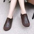 thumbnail image 5 of Eltusu Women Snow Boots, Soft Windproof Thermal Low Cut Winter Booties Shoes Coffee Size 7, 5 of 7