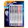 thumbnail image 1 of BIC Gel-ocity Stic Gel Pen, Fine Point (0.5mm), Assorted Colors, 8-Count, Quick Drying Ink, Precise Writing, 1 of 3