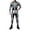 AB26 Black, variant on Tisuna Halloween Onesie Stage Tight Bodysuit For Mens Skeleton Print Long Sleeve Stand Collar Jumpsuit Stylish Casual Men'S Theme Party Performance Dress Up Romper Size L