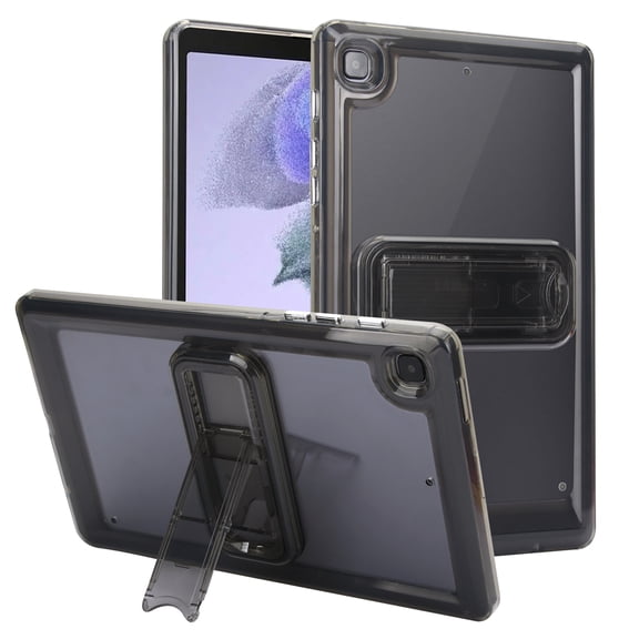 TECH CIRCLE Clear Case for Samsung Galaxy Tab A11 8.7 inch (SM-X130/X133/X135) 2025,Galaxy Tab A9 8.7" 2023 (SM-X110/X115/X117) Shockproof TPU PC Kickstand Case Back Cover,Black