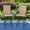 Brown, variant on SUMMIT LIVING 2-Piece High Top Outdoor Swivel Bar Stools, Patio Metal Frame Counter Height Chairs with Quick-Dry Textilene, Black & Brown