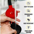 thumbnail image 5 of Zulay Kitchen 2-in-1 Manual Lemon Squeezer Manual Juicer Citrus Press - Black/Red, 5 of 8