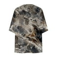 thumbnail image 4 of Cardigans for Women Kimono Cardigan Beach Cover ups Swimwear Floral Printed Lightweight Open Front Chiffon Kimonos Cardigan Puff Sleeve Loose Casual Summer Tops Gray S, 4 of 5