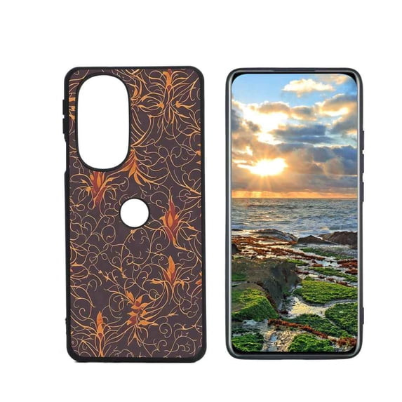 Ivy-Floral-5 Phone Case, Degined for Moto Edge+ (2022) Case Men Women, Flexible Silicone Shockproof Case for Moto Edge+ (2022)