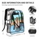 thumbnail image 3 of BoJack HorsemanMochila transparente temática, resistente y duradera, bolsa see-through para trabajo, deporte, universidad y viaje, 31 × 43 cm, 3 of 6