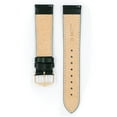thumbnail image 3 of Hirsch Osiris Leather Watch Strap - Dark Green - M - 16mm - Gold Buckle, 3 of 9