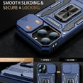 thumbnail image 2 of for iPhone 13 Pro Max Case with Screen Protector,Sliding Camera Cover,-Grade Cover with  Stand Phone Case 6.7" Navy Blue, 2 of 12