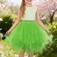 thumbnail image 2 of EnJoCho Girls Tulle Dress Elastic High Waist Multitiered Swing Birthday Evening Holiday Dancing Dresses Kids 2 to 15 Years, 2 of 4