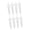 Clear 8 pieces, variant on lanema Multipurpose Spring Action Liquid Container Pumps For Bathroom Gym Travel Use
