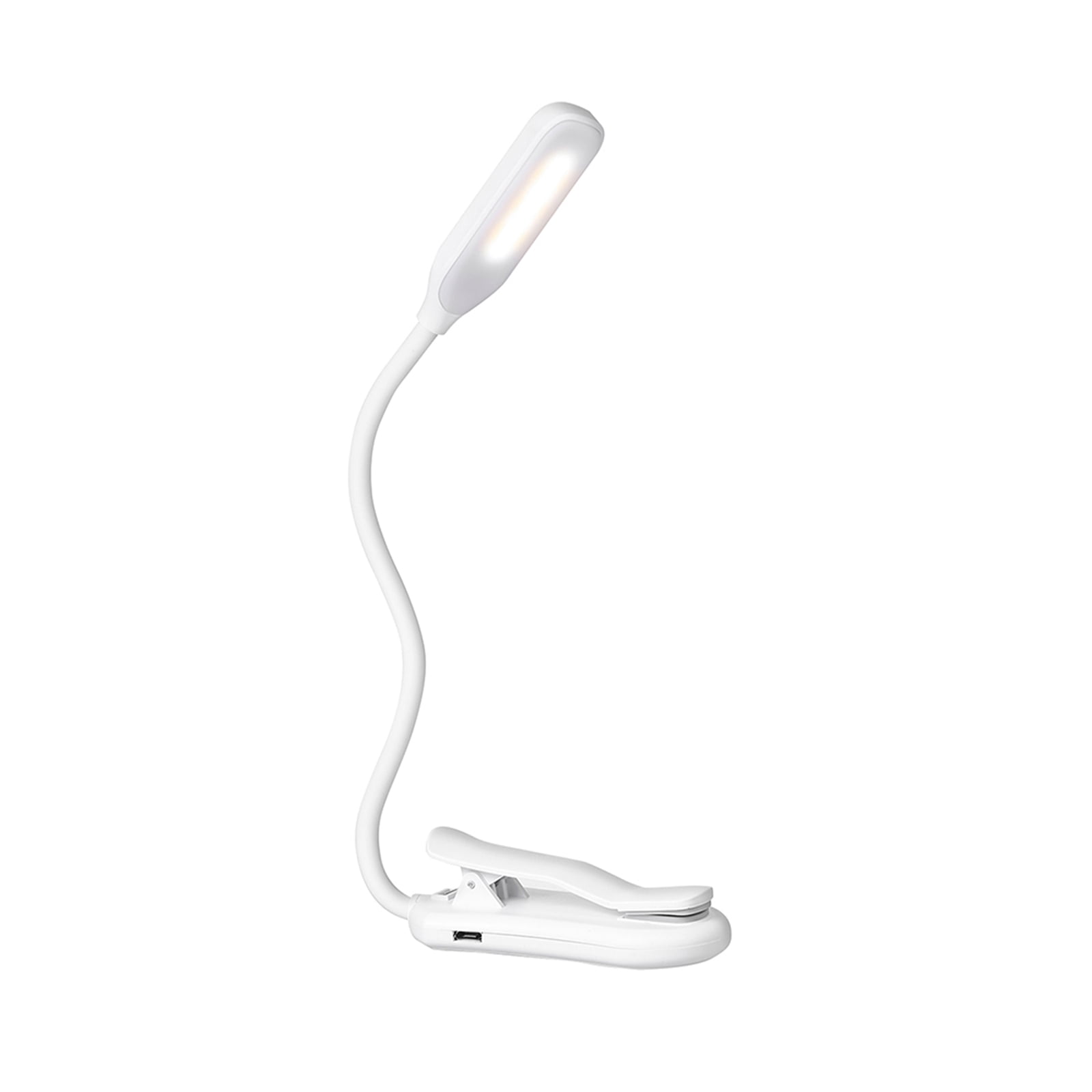 USB Rechargeable Book Light With Flexible Neck – 3 Color Modes, Eye Protection For Reading
