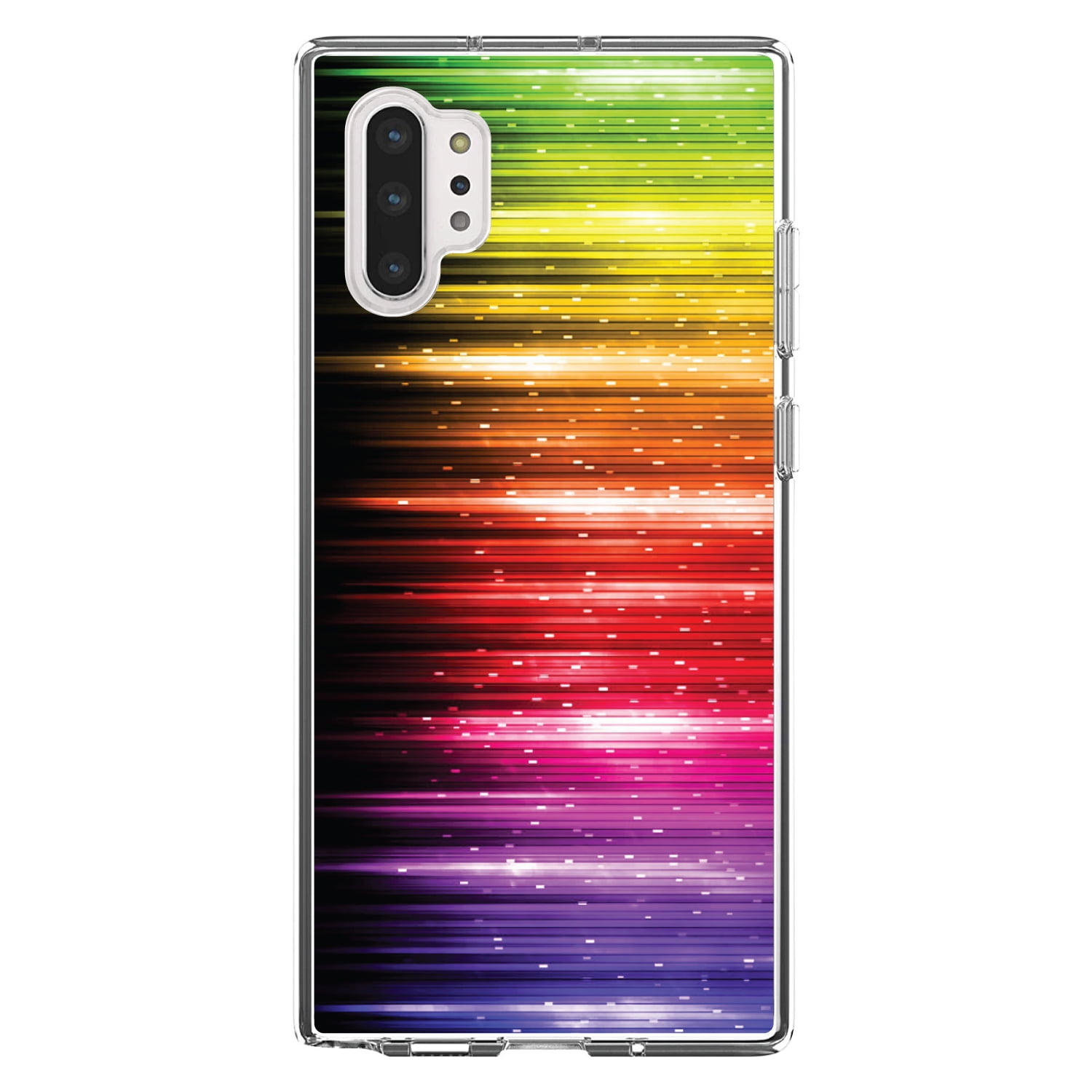 DistinctInk Clear Shockproof Hybrid Case for Galaxy Note 10 PLUS (6.8