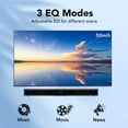 thumbnail image 5 of Sound Bar for TV, 60W Soundbar TV Speakers, 2.1 ch Home Theater with Subwoofer Boost, 3 Equalizer Modes, Soundbar for TV/PC/Gaming/Projectors, Bluetooth, OPT, COX, USB & AUX Wall Mountable, 5 of 8