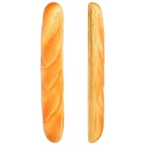 OFFIGAM PU Bread Artificial Baguette Model Orange Realistic Simulation Bread for Decoration Photo Prop