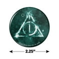 thumbnail image 3 of Harry Potter Deathly Hallows Logo Kitchen Refrigerator Locker Button Magnet, 3 of 6