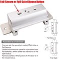 thumbnail image 3 of Cerradura eléctrica UHPPOTE ANSI Standard 12VDC, 3 of 9
