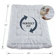 SINWEEK Extra Thick Mattress Topper, Cooling Mattress Pad Cover