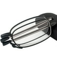 thumbnail image 5 of +1.5 /+2.0 /+2.5 Vintage Folding Black Frame Reading Glasses Rotation S7K8, 5 of 7