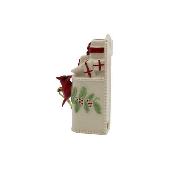 1990s Vintage Cardinal Bird Lenox Christmas Tree Ornament 718777