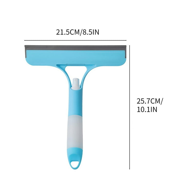 Solacol Window Squeegee with Long Handle Shower Scraper Window Scraper Window Shower Wiper Window Cleaner Shower Squeegee for Glass Doors Bathroom