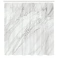thumbnail image 3 of Ambesonne Marble Print Shower Curtain, Stained Monochrome, 69"Wx75"L, White Pale Grey, 3 of 3