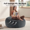 thumbnail image 5 of Venuezy Bean Bag Chair 3Ft, Memory Foam Filled, Super Soft Plush, Beanbag Chairs for Adults, Soft Sofa with Removable Flannel Cover, Round Couch for Living Room, Bedroom, Apartment & Reading Nook, 5 of 14