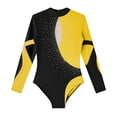 thumbnail image 4 of Alvivi Kids Girls Gymnastics Leotard Long Sleeve Athletic Unitard Dance Bodysuit, 4 of 5