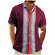 thumbnail image 1 of Eres Más Que una Camisa de Puntuación de Prueba de Color Sólido Casual con Cuello, Bolsillo con Botones de Manga Corta, 1 of 9