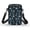 Light Blue Paw Prints and Hearts, variant on HELLHERO Crossbody Small Crossbody Bags for Adults Polyester Women Messenger Bag with 2 Zippers, Rainbow Stripes with Bones