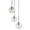 Black, variant on SC13193BK Artcraft Lighting Pinpoint - 3 Light Pendant In Urban Style-15.75 Inches Tall and 18.1 Inches Wide