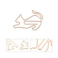 thumbnail image 4 of 25pcs Créatif Signet Clips Belle en Forme de Chat Trombones Fournitures de Bureau, 4 of 7