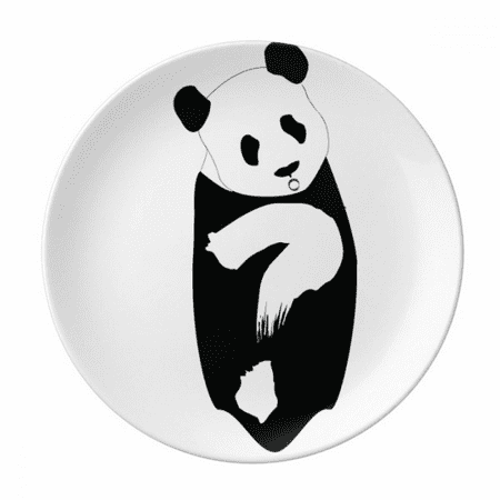

Question Panda Body Animals Plate Decorative Porcelain Salver Tableware Dinner Dish