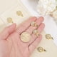 thumbnail image 3 of 6 cierres plegables de luna de latón para collares y pulseras, con diamantes de imitación dorados, en forma de luna., 3 of 6
