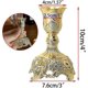 thumbnail image 2 of Set Of 2 Taper Candlestick Holders, Elegant Brass Candle Stick Holders Candelabra Candle Set For Wedding, Christmas, Candle Centerpiece, 2 of 5