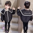 thumbnail image 2 of Gubotare Girls' Outerwear Coats Baby Toddler Girls' Water Resistant Puffer Jacket Sherpa Fleece Lined Coat Size 1T 2T (Black,1-2 Years), 2 of 8