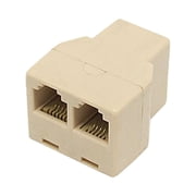 Uxcell RJ11 Phone Cable 1-to-2 Female-Female Splitter Coupler