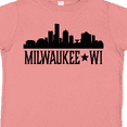 thumbnail image 4 of Inktastic Milwaukee Wisconsin City Skyline Boys or Girls Toddler T-Shirt, 4 of 5