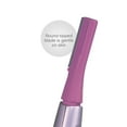 thumbnail image 4 of Panasonic Women’s Facial Hair Remover and Eyebrow Trimmer with Pivoting Head, Includes 2 Gentle Blades for Brow and Face and 2 Eyebrow Trim Attachments, Battery-Operated – ES2113PC, 4 of 5
