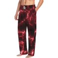 thumbnail image 2 of Daiia Red Line Men's Sleep Pant with Pockets and Drawstring,Pajama Pants-X-Large, 2 of 9