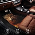 thumbnail image 6 of Zufioo Cool Fire Lion Print Car Floor Mats Four-piece Set, Car Interior Accessories - Corrosion-resistant, Non-Slip, Suitable for Cars, Trucks, Vans, 6 of 7
