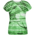 thumbnail image 1 of Math Science Genetics Geek Numbers are Life All Over Womens T Shirt Multi LG, 1 of 2
