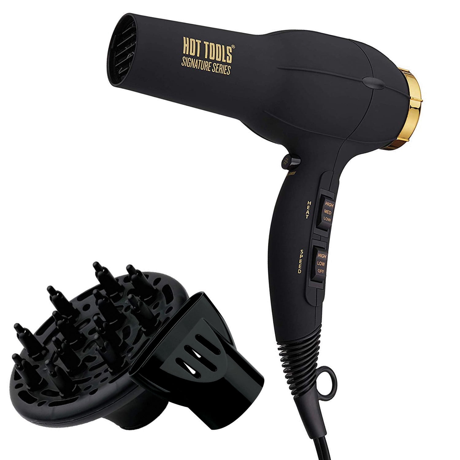 Hot Tools Signature Series Ionic Turbo Hair Dryers, Black with
