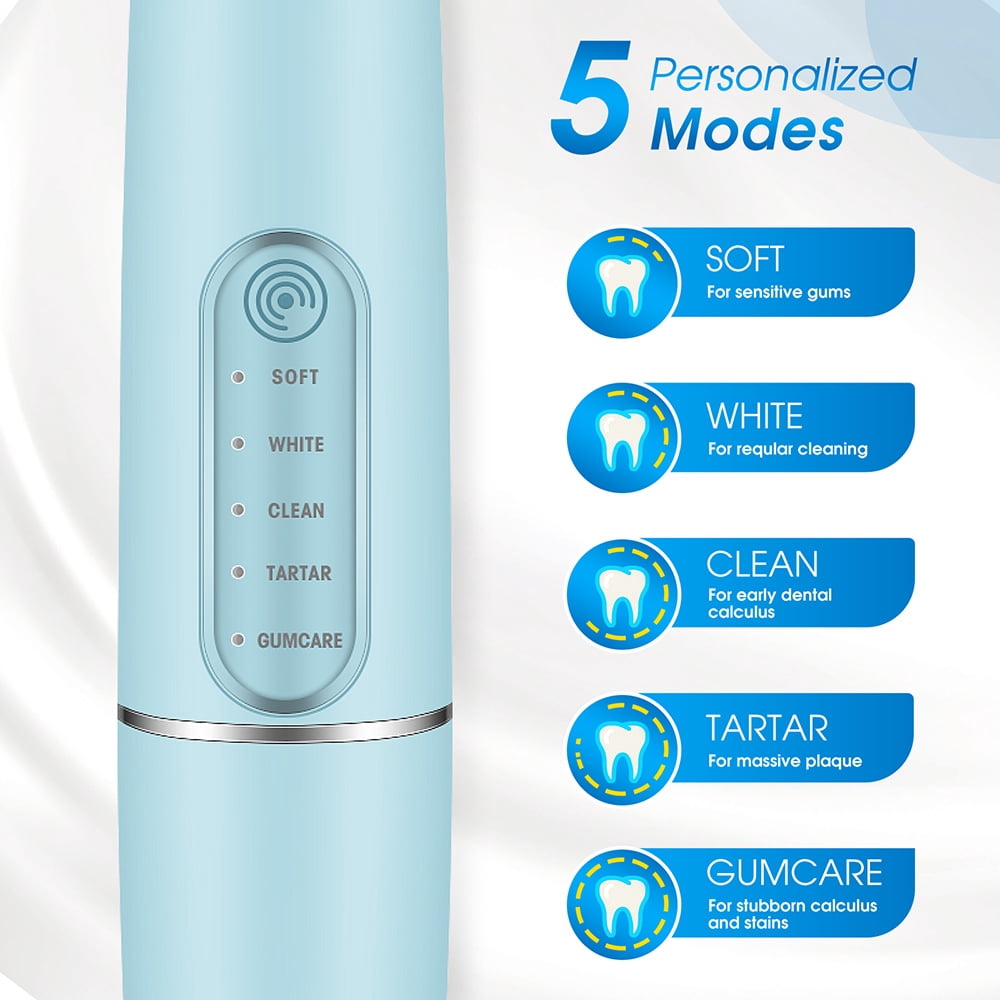 Ultrasonic dental calculus scaler oral teeth irrigator tartar calculus remover plaque stains cleaner remova teeth whitening