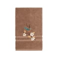 thumbnail image 5 of Authentic Hotel and Spa  Turkish Cotton Blue Bird Embroidered Latte Brown 8-piece Towel Set, 5 of 5