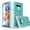Teal, variant on LG Stylo 6 Case, [Not Fit LG Stylo 5] with [Tempered Glass Screen Protector], Military Grade 12 Feet Drop Proof Phone Cover With Glitter Spot Diamond-Pink